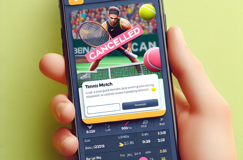 Betting on Tennis: Match Cancellations Explained